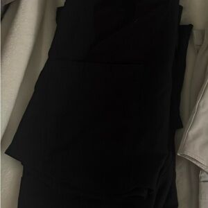 Black scrubs top and bottom top size xxs and bottom size xs